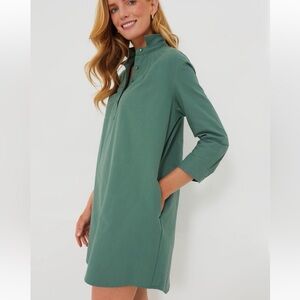 🛑 Pomander Place Elegant Green Tuckernuck Polly Mini Dress (XL)